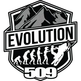 509-stk-ev8-10-ea 509 Evolution Sticker Decal Perfect For Tool Box Garage Approx. 8 Inch 509-stk-ev8-10-ea 509 Evolution Sticker Decal Perfect For Tool Box Garage Approx. 8 Inch