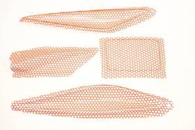 Aftermarket 861782000 Orange Screen Grill Kit Nos