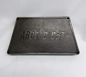 0106-565 Arctic Artic Cat Panther Vintage 1974 Vip Snowmobile Hood Vent Brown Nos Read
