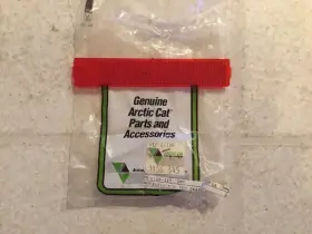 0106-345 Arctic Cat Oem Red Snap In Reflector