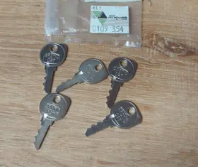 0109-354 Arctic Cat 5 Nos Vintage 72-76 Snowmobile Ignition C Key