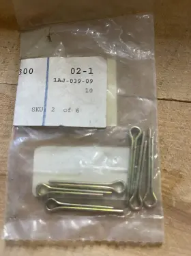 0123-458 Arctic Cat Oem #0123-458 Cotter Pin 1/8 X 1 Quantity 6
