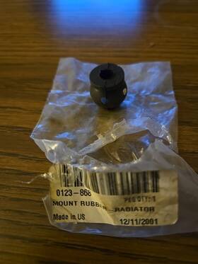 Arctic Cat 0123-868 Snowmobile Radiator Rubber Mount
