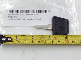Arctic Cat 0609-462 Key N/o Electric Start Ign-2d Sngl-molded