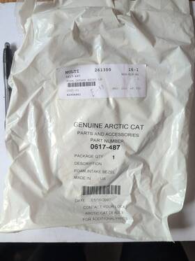 Arctic Cat 0617-487 Left Intake Bezel Foam Crossfire 600 700 Efi Nos Ac70