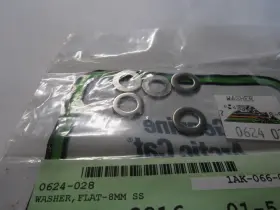 0624-028 Arctic Cat Nos Oem Tigershark Flat 8mm Washer Ss -ac Qty 5 Daytona