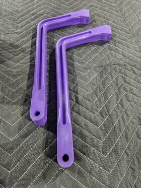 Arctic Cat 0639-203 Nos Oem Snowmobile Purple Ski Handles Loops