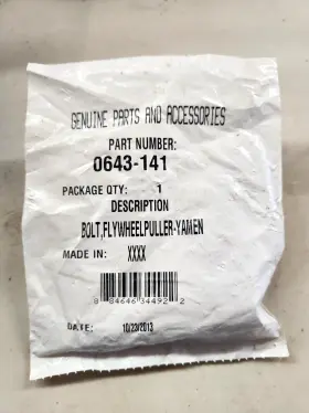 0643-141 Arctic Cat Oem Flywheel Puller-yamen Bolt