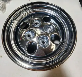 1402-037 Arctic Cat Wheel Rim 12 Inch X8.0 Chrome Nos