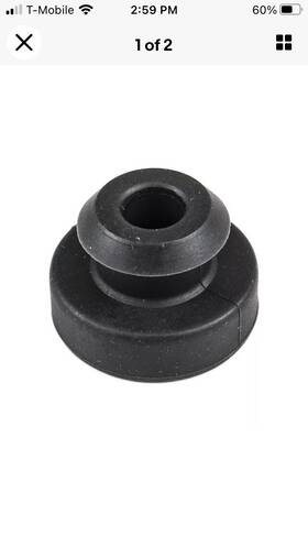 Arctic Cat 1612-873 Artic Resonator Mount 2qty Grommets Nos Ac21