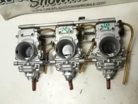 1670-146 Arctic Cat Zrt 600 Flatslide Rack Snowmobile Carburetors Carbs Triple Touring