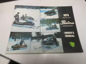 2254-034 Arctic Cat Factory Owners Manual 1975 Pantera