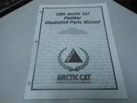 2254-651 Arctic Cat Factory Illustrated Parts Manual 1991 Panther