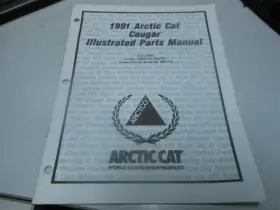 2254-652 Arctic Cat Factory Illustrated Parts Manual 1991 Cougar