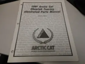 2254-657 Arctic Cat Factory Illustrated Parts Manual 1991 Cheetah Touring