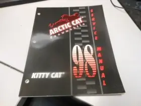 2255-696 Arctic Cat Factory Snowmobile Service Manual 1998 Kitty