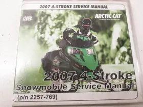2257-769 Arctic Cat Oem 2007 4-stroke Snowmobile Service Manual Cd