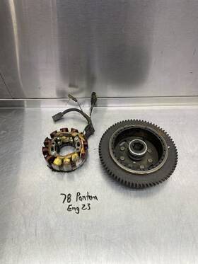 Arctic Cat 3002-304 77 78 79 Pantera Oem Engine Stator Assembly Fan F/c Flywheel