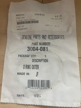 3004-081 Arctic Cat Oem #3004-081 Head-outer O-ring New