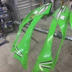 Arctic Cat 3718-579 2013 M1100 1100rr Green Hood Sides Left And Right 3718-578