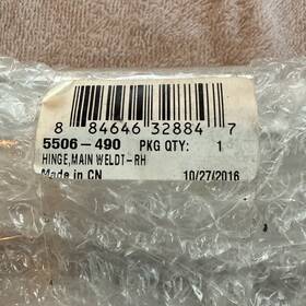 Arctic Cat 5506-491 Hinge Main Welts-right Oem Part #5506-490