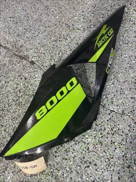 5718-524 Arctic Cat Used Hood With Decals - Right Black