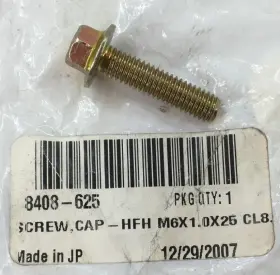 M6x1.0x25 Arctic Cat 8408-625 Snowmobile Cap Screw Hfh Cl8.8 Fits 96-97 06-18