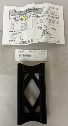 1-2012-25 Arctic Cat 8639-341 Snowmobile Handlebar Riser Kit 6.5 Inch Blk Pn #8639-341 #m751