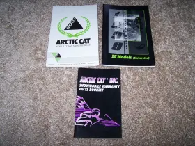 99-zl500 Arctic Cat Zl 500 1999 Snowmobile Owners Books Literature