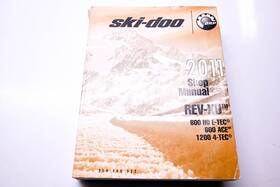 Bombardier 219100522 Ski-doo 2011 Shop Manual Rev-xu