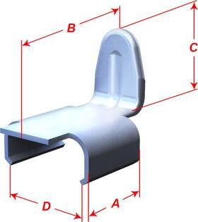 Camso Aft120068 10/pk Oem/camoplast Track Clip - Flat 54-15027 408640