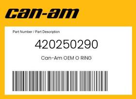 Can-am 420250290 Can-am Genuine O Ring -