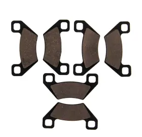 61809 Cycleatv 2015 Arctic Cat 1000 Trv Xt Front And Rear Brake Pads Semi-metallic Pad