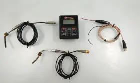 Dt-46s Digatron Good Used Engine Rpm Reader Tachometer Two Egt Probes