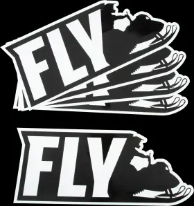 Fly Racing 191361341427 Snow 2021 Sticker Fits 5/pk 15 Inch Rider