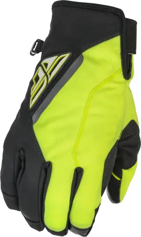 371-05206 Fly Racing Title Gloves Black Hi-vis 6