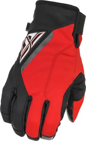 371-05307 Fly Racing Title Gloves Black Red 7