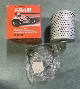 16099-002 Fram Ch6013 Motorcycle Oil Filter Replaces Kawasaki Kz900 1000 Kz1300