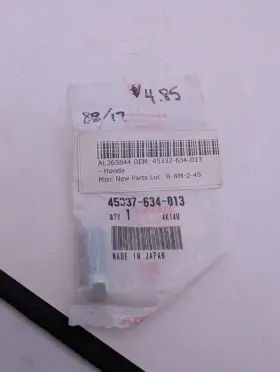 45337-634-013 Honda Nos Front Brake Left Adjusting Screw Trx200 Fl350 Trx25 Oem