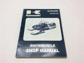 99963-3513 Kawasaki Manual Vintage Snowmobile Shop 1982 Intruder St 440