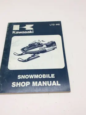 99963-3516 Kawasaki Vintage Manual Shop Book For 1981 Invader Ltd 440 Oem