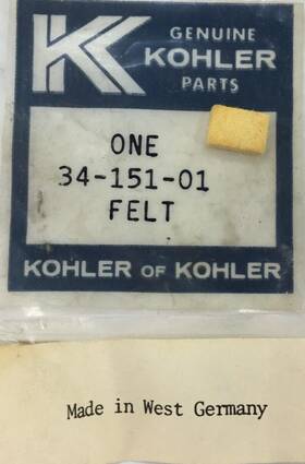 Kohler 34-151-01 Genuine Snowmobile Engine Flywheel Magneto Replacement Felt