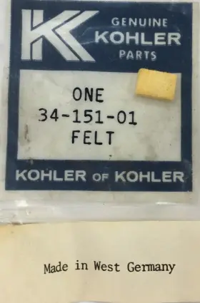 34-151-01 Kohler Genuine Snowmobile Engine Flywheel Magneto Replacement Felt
