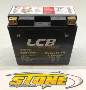 Scz20st-fa Lcb Battery Factory Activated 12 Volt 12v 20 Ah 10 Hr