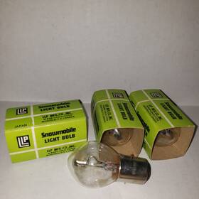 Lexington Leisure Products 6245b Vintage Snowmobile 3 Headlight Bulbs 12v 35/35 Watt # Ba20d Inch B Base