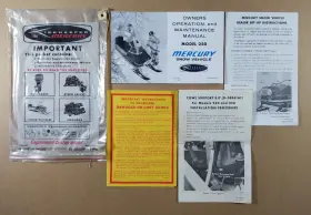 C-90-55413 Mercury 1970 250 Snowmobile Owners Operation And Maintenance Manual Instructions
