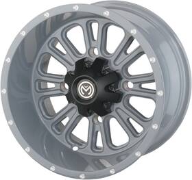 Moose Offroad 399mo128136kg4 Wheel - 399x Rear Gray 12x8 4/136 4