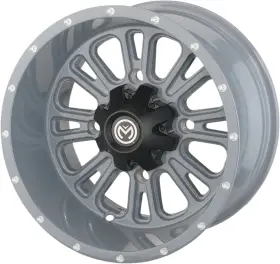 399mo128136kg4 Moose Offroad Wheel - 399x Rear Gray 12x8 4/136 4