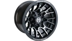 24127136gbmf4 Moose Utility 24x Atv/utv Front Wheel - 12x7 4/136 4 3 Black