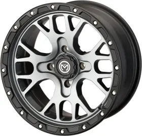545147110sgbl54 Moose Utility Racing Wheel - 545mo 14x7 4/110